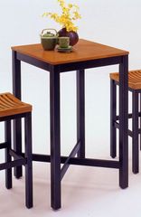 Bar Table With Veneer Top in Black - 5983-35