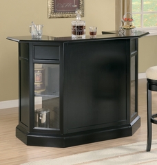Bar Unit in Black - Coaster - 100175