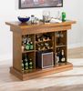 Bar Unit with Game Table in Oak - Coaster