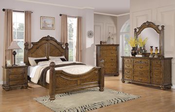 Bartole Traditional 5PC Queen Bedroom Set - 202221Q