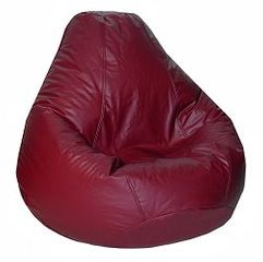 Bean Bag Chair Adult in Burgundy - Lifestyle - 30-1041-322
