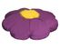 Bean Bag Chair Flower Shaped in Purple/Yellow - Child Plush - 30-8032-618