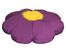 Bean Bag Chair Flower Shaped in Purple/Yellow - Child Plush - 30-8032-618