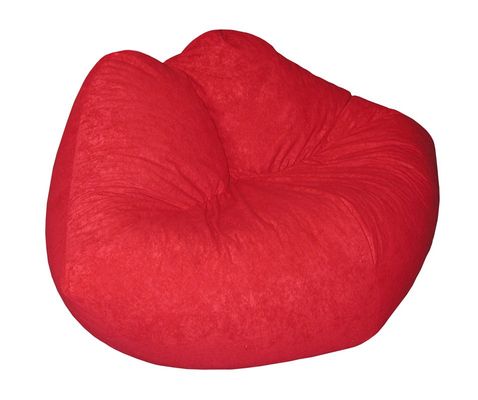 Bean Bag Chair Hot Lips Shaped in Red - Child Plush - 30-8042-880