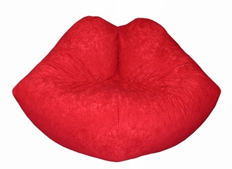 Bean Bag Chair Hot Lips Shaped in Red - Child Plush - 30-8042-880