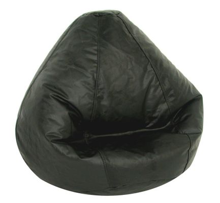 Bean Bag Chair Kids Large in Ebony Vinyl - Lifestyle - 30-1021-301