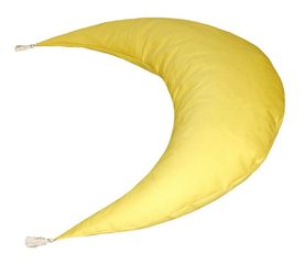 Bean Bag Chair Moon Shaped with Tassels in Yellow - Child Plush - 30-8022-613