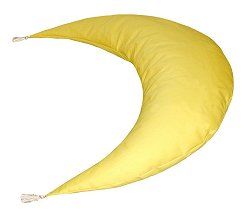 Bean Bag Chair Moon Shaped with Tassels in Yellow - Child Plush - 30-8022-613
