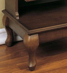 Bed Steps with Drawer - Attic Cherry "Antique Cherry" - Powell Furniture - 961-535