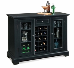 Bedford Bar Cabinet in Ebony - Home Styles - 5531-99