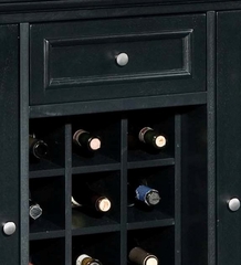 Bedford Bar Cabinet in Ebony - Home Styles - 5531-99