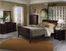 Bedroom Furniture - Bedroom Furniture Set in Mocha Finish with Solid Wood and Wood Veneers