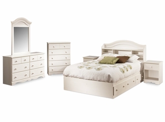 Bedroom Furniture Collection in Vanilla Cream - South Shore Furniture - 3210-BSET-2