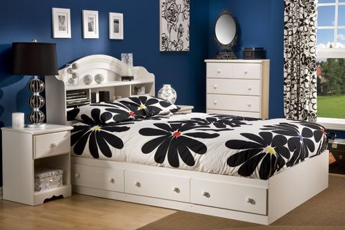 Bedroom Furniture Collection in Vanilla Cream - South Shore Furniture - 3210-BSET-3