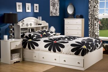 Bedroom Furniture Collection in Vanilla Cream - South Shore Furniture - 3210-BSET-3