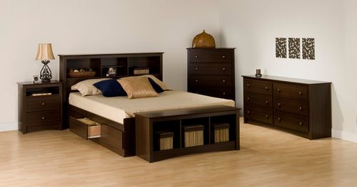 Bedroom Furniture Set 2 in Espresso - Fremont - Prepac Furniture - FRE-BSET-2