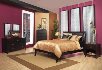 Bedroom Furniture Set 2 - Nevis Espresso - Modus Furniture - NVE-BSET-2