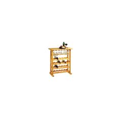 Beechwood Wine Rack - Winsome Trading - 83024
