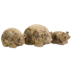 Belarius Kneeling Pigs (Set of 3) - IMAX - 40104-3
