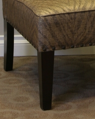 Belinda Accent Chair in Metallic Woven Linen - 4D Concepts - 773511