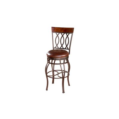Bella Bar Stool with Leather Cushion - American Hertiage - AH-126714PP-L32-2