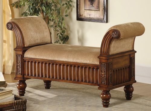 Bench in Brown - Coaster - 100225