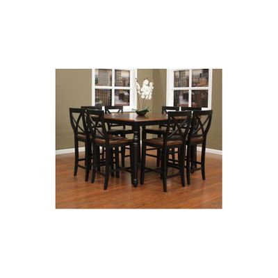 Berkshire Counter Height Table Set with 8 Camden Stools - American Hertiage - AH-713670