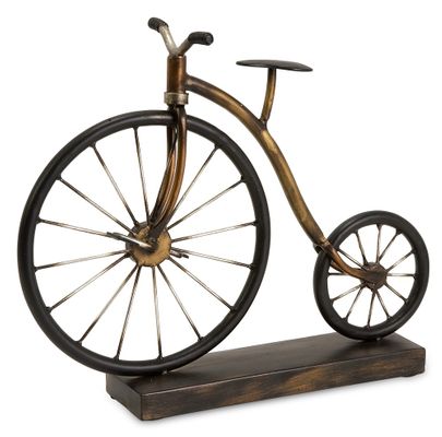 Big Wheel Bicycle Statuary - IMAX - 12925
