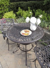 Biscayne 3-Piece Bistro Set in Rust Brown - Home Styles - 5555-359