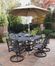 Biscayne 7-Piece Outdoor Dining Set in Black - Home Styles - 5554-335