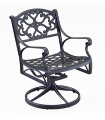 Biscayne 7-Piece Outdoor Dining Set in Black - Home Styles - 5554-3358
