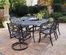 Biscayne 7-Piece Outdoor Dining Set in Black - Home Styles - 5554-3358