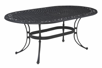 Biscayne 7-Piece Outdoor Dining Set in Black - Home Styles - 5554-338