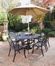 Biscayne 7-Piece Outdoor Dining Set in Black - Home Styles - 5554-338