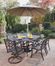 Biscayne 7-Piece Outdoor Dining Set in Rust Brown - Home Styles - 5555-3358