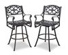 Biscayne Swivel Stool in Rust Brown - Home Styles - 5555-89