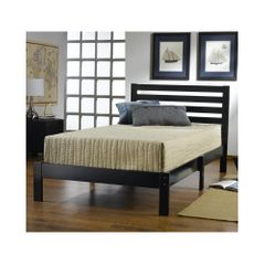 Black Aiden Twin Platform Bed - Hillsdale