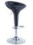 Black and Chrome Adjustable Height Bar Stool (Set of 2) - Powell Furniture - 212-431-SET