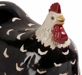 Black and White Chickens (Set of 2) - IMAX - 48025-2