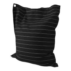 Black and White Wide Pin Stripe Anywhere Lounger - Powell Furniture - POWELL-199-B014