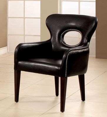 Black Finish Chair - Odo - 15054