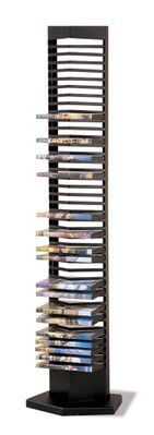 Black Metal DVD Rack - 700023
