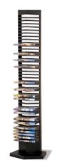Black Metal DVD Rack - 700023