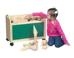 Block Cart in Natural - Guidecraft - G97055