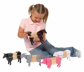 Block Mates Farm Animals - Guidecraft - G7601