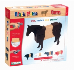 Block Mates Farm Animals - Guidecraft - G7601