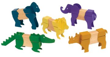 Block Mates Safari Animals - Guidecraft - G7603