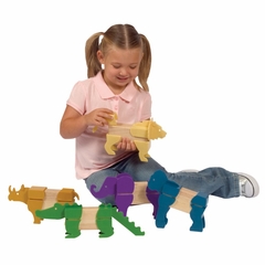 Block Mates Safari Animals - Guidecraft - G7603
