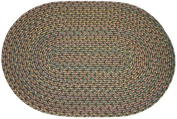 Blossom Moonstone 8' Round Braided Rug - Rhody Rug - BL-478RDBM