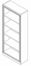 Bookcase - 5 Shelf - Saratoga Executive Collection - Bush Office Furniture - W1615C-03